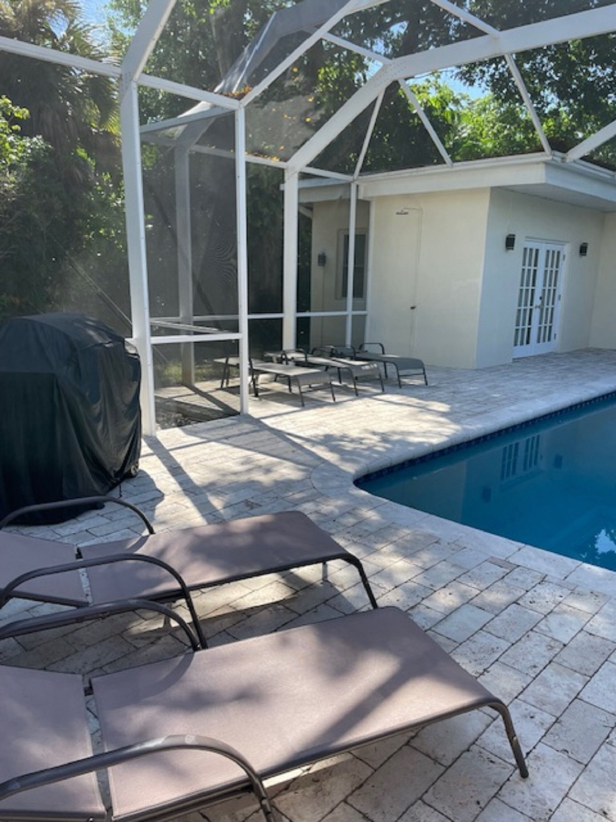 Private pool on the screened lanai