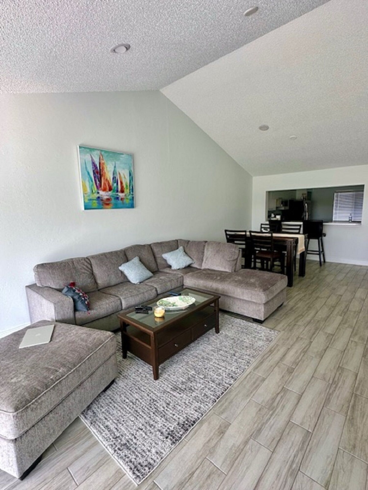 Living room with comfortable seating