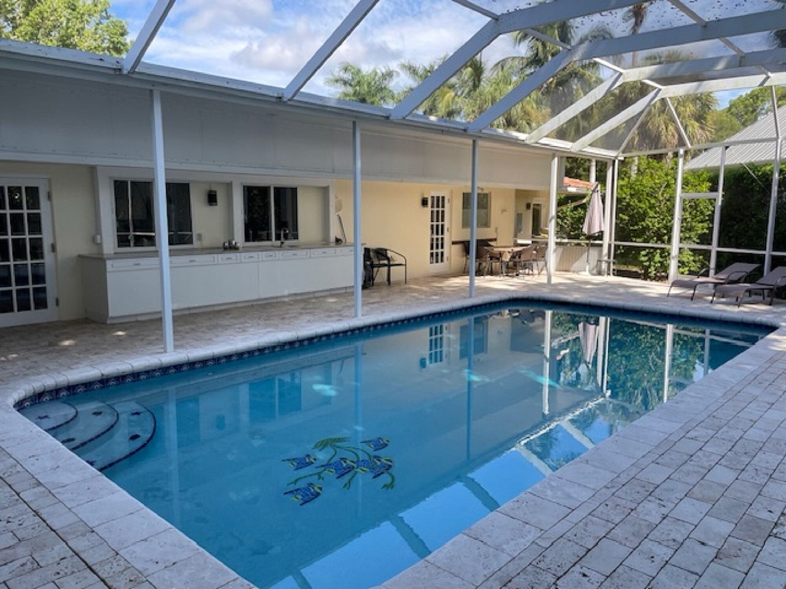 Private pool on the screened lanai