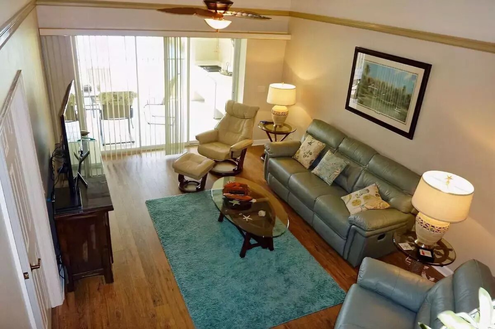 Living room with comfortable seating