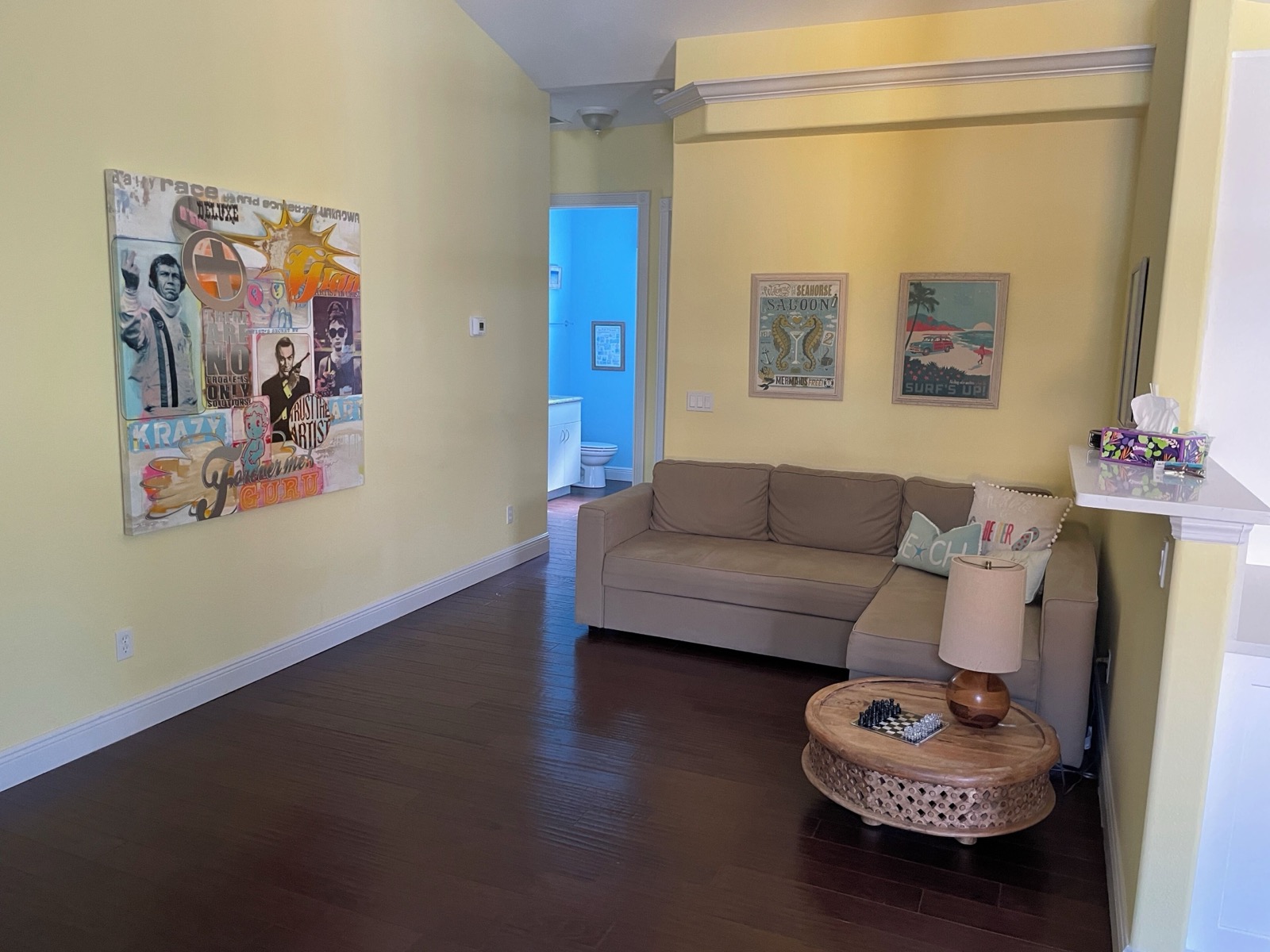 Living room with comfortable seating
